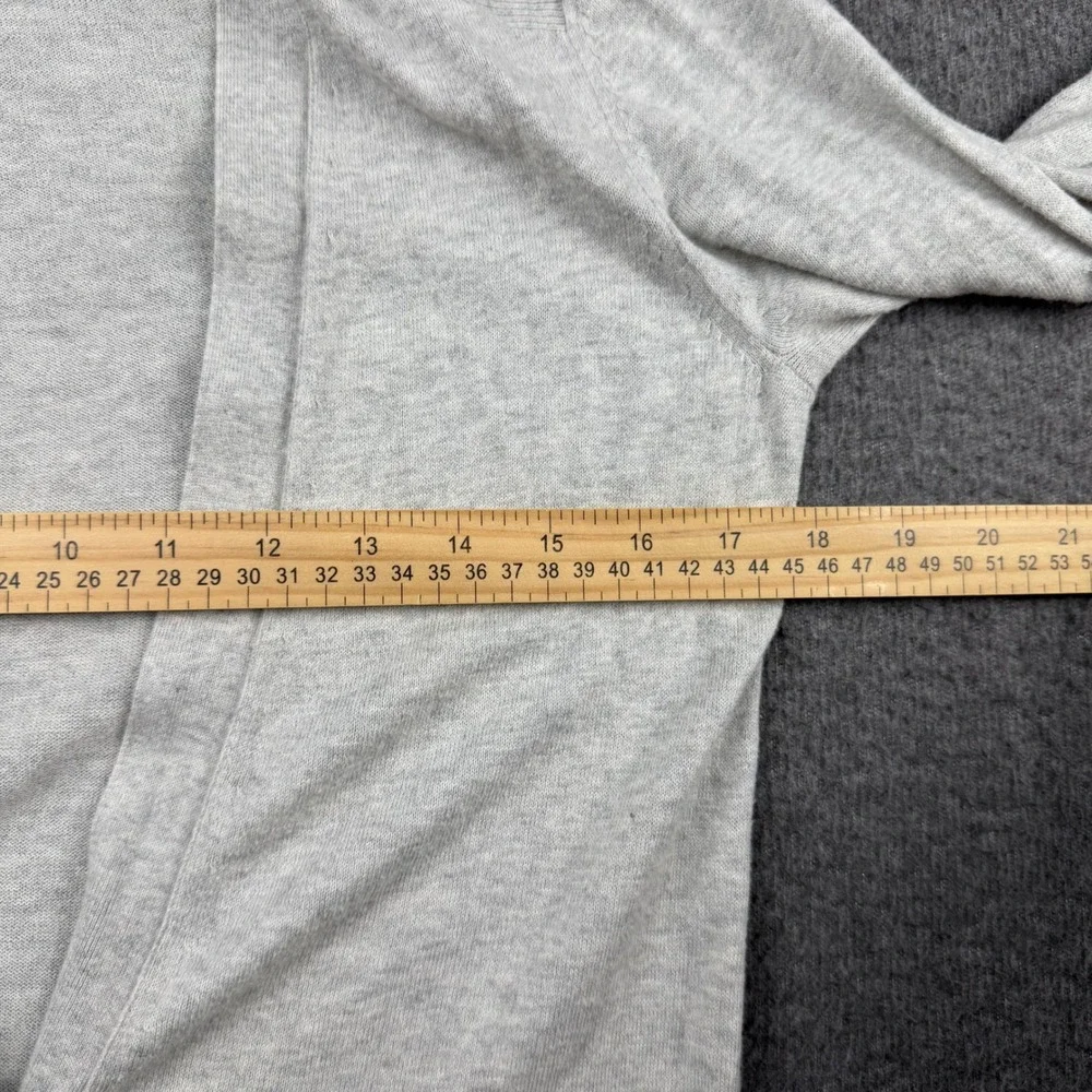 American Eagle Outfitters Gray Hooded Cardigan Sweater Women's M‎ Medium Button